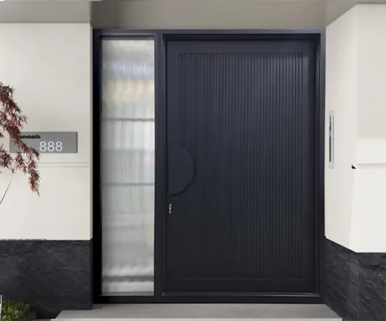 Простая входная стальная дверь с французским современным поворотным механизмом, кованая входная дверь, цена, внешняя дверь класса люкс, безопасность, металлическая входная дверь