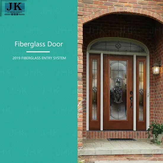 Fiber Glass Used Commercial Solid Wood French Doors Fiberglass (JHK